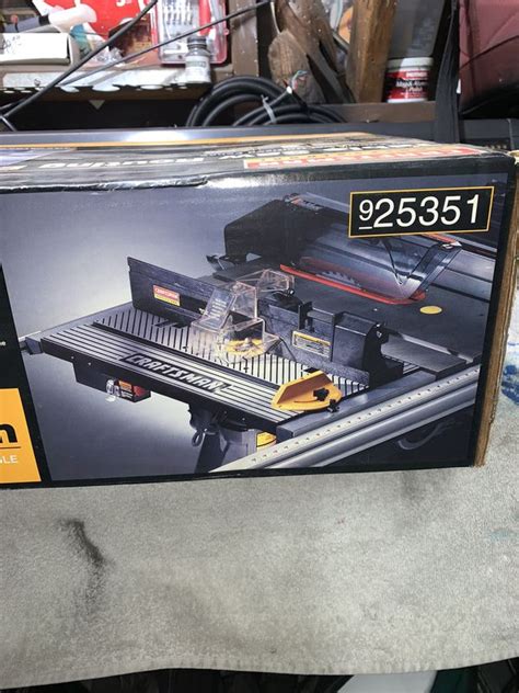 Rare New In Box Craftsman Table Saw Router Table Extension 25351 For