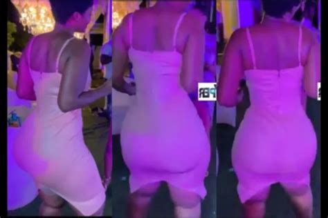 Another Slay Queen With Huge Backside Discovered At Moeshas Party Watch Ghanacelebritiescom
