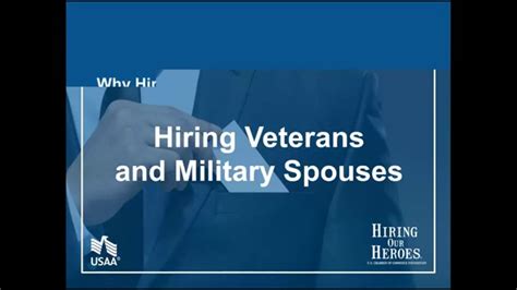 Hiring Veterans and Military Spouses: Employer Best Practices - YouTube