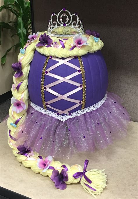 Rapunzel Decorated Pumpkin Got 1st Place At Work Disney Pumpkin