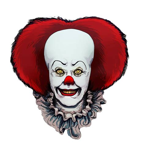 ftescaryclowns clown it pennywise... png image