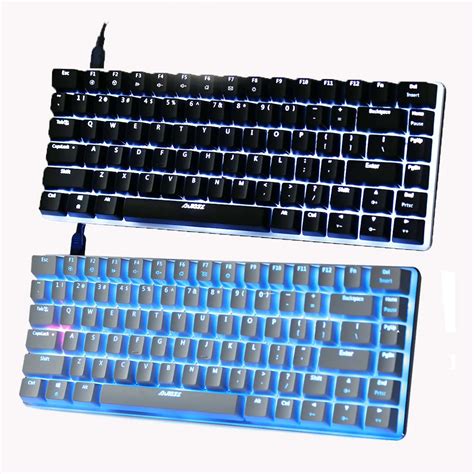 Ajazz Ak33 Blue Black Switch Backlight Mechaincal Keyboard For Gaming
