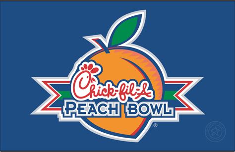 Peach Bowl Logo Primary Dark Logo Ncaa Bowl Games Ncaa Bowls Chris Creamer S Sports