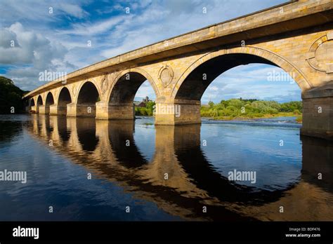 England Northumberland Hexham Hexham Bridge Over The River Tyne