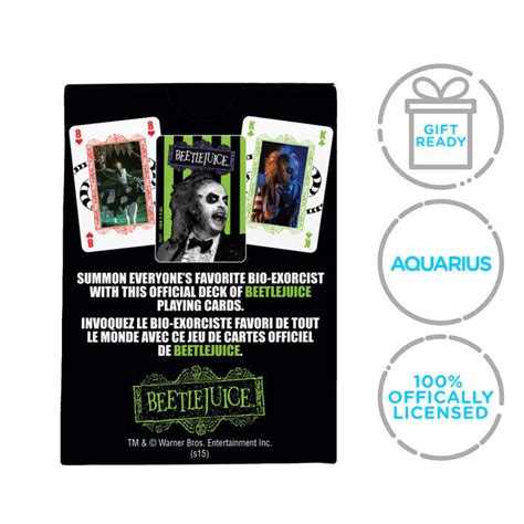 Beetlejuice Playing Cards 52 Card Deck 2 Jokers 4636582360