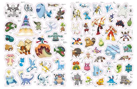 Pokémon Das große Stickerbuch mit allen Regionen von Kanto bis Galar