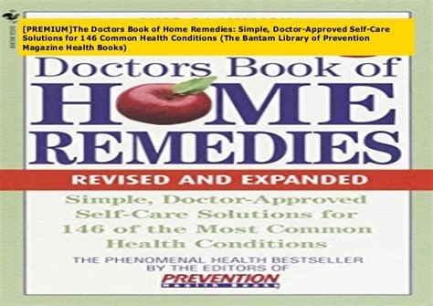 Premium The Doctors Book Of Home Remedies Simple Doctor Approved