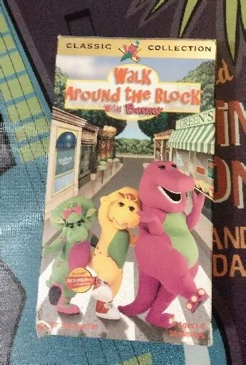 Barney Walk Around The Block With Barney Vhs 1999 Classic Collection
