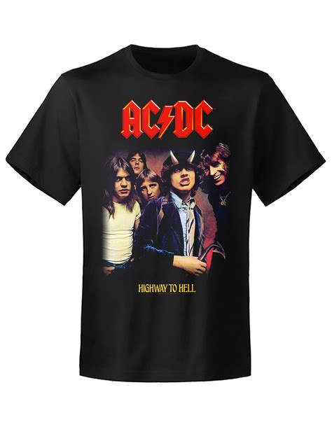 T Shirt Unisexe Ac Dc Highway To Hell Indien Boutique