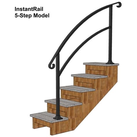 Two Step Handrail Stair Designs
