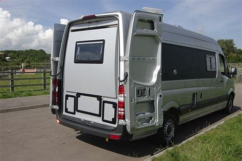 Sprinter Van Conversions New Motorhome With Slide Out Rear Section To Sleep Camper Van