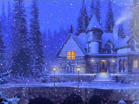 48 Free Animated Snowy Christmas Wallpaper On
