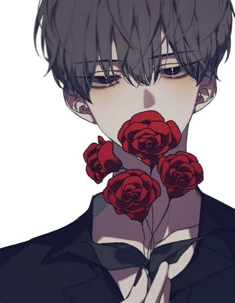 Roses By Pastelboi02 13 In 2020 Cute Anime Guys Cute Anime Boy