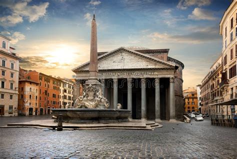 Pantheon In Rome Italy Stock Photo Image Of Building 73951146