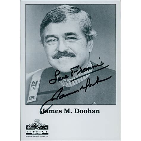 James Doohan Signed 5x7 Photo Jsa Authenticated