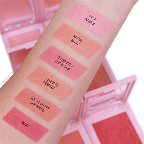Gorg Swatches Of Our 6 New Matte Blush Shades By Theglamwoman 😍 Pink