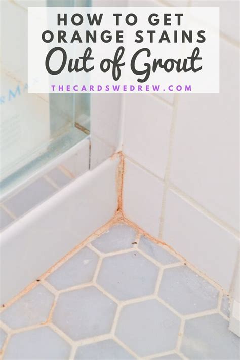 How To Get Orange Stains Out Of Bathroom Tile Grout Tile Grout