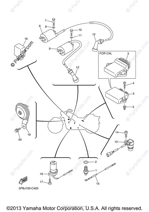Star model accessory cross reference. Yamaha Motorcycle 2004 OEM Parts Diagram for Electrical - 1 | Partzilla.com