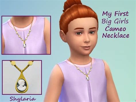 Sims 4 Child Necklace Cc Jewelry Promise