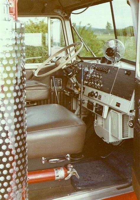 Classic Interior Of Vintage Kenworth W 900a Big Trucks Semi Trucks