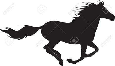 Running Horses Silhouette Free Download On Clipartmag