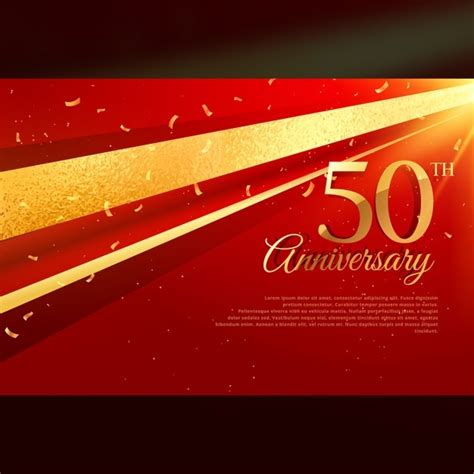 50th Birthday Background Design