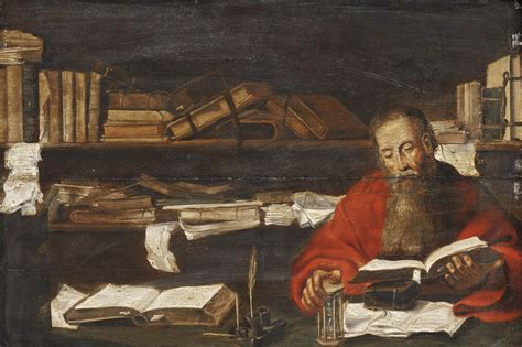 Follower Of Quentin Massys Saint Jerome In His Study Christies