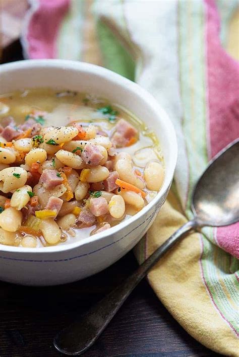 White Bean And Ham Soup Ham And Bean Soup Amazing White Bean And Ham Soup Recipe Reduce Heat