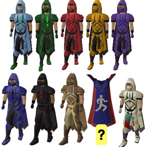 Which Color Combination Of Skill Cape And Full Graceful Outfit Do You