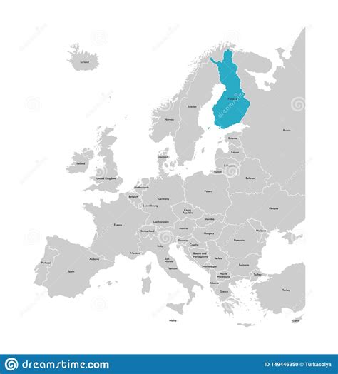 Finland On Map Of Europe Current Red Tide Florida Map