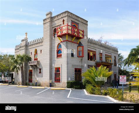 Villa Zorayda Castle St Augustine Stock Photo Alamy