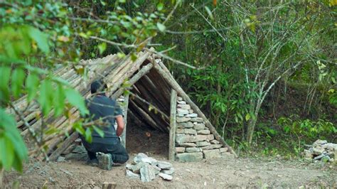 build primitive shelters survive in the wild youtube