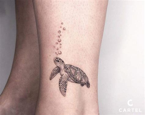 Discover More Than 81 Turtle Ankle Tattoo Super Hot In Eteachers