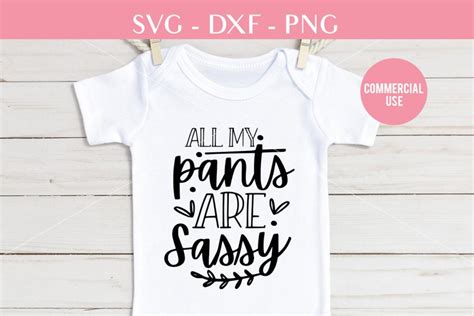 All My Pants Are Sassy Svg Dxf Cutting File
