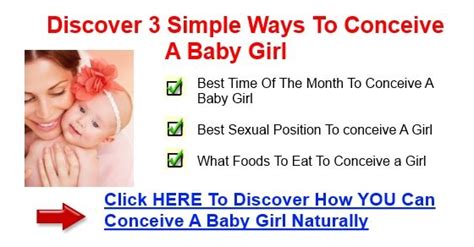 How To Conceive A Girl Naturally Conceiving A Girl How To Conceive