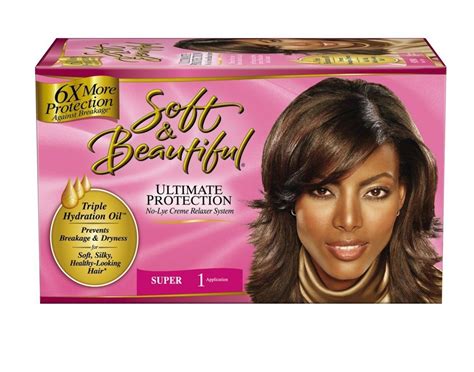 Soft And Beautiful No Lye Creme Relaxer System Ultimate Protection Super This Is An Amazon