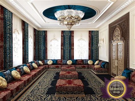 So the feature of less furniture, less partition in the house. Arabic Style In The Interior Of Luxury Antonovich Design ...