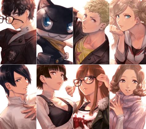 Amamiya Ren Sakura Futaba Takamaki Anne Niijima Makoto Okumura Haru