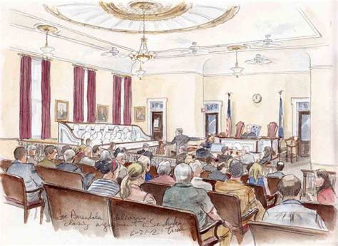 Court Artist Art Lien Courtroom Sketch Art Artist Art