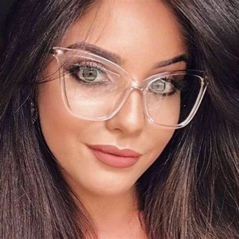 fashion cat eye eyeglasses frame women computer optical eye glasses spectacle for women s
