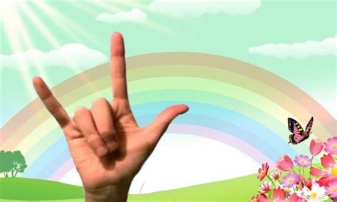 Sign Language Asl Learn The Colors Of The Rainbow With Song Small