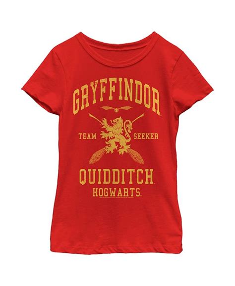 Warner Bros Girls Harry Potter Gryffindor Quidditch Gold Team Seeker