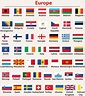 Vector Set Of European Flags Arranged In Alphabetical ...