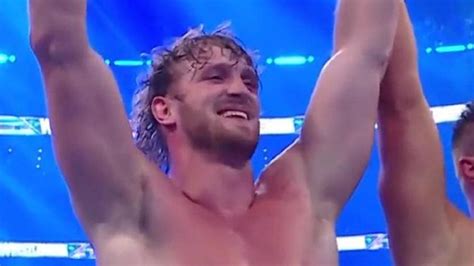 LOOK Logan Paul Wins At WrestleMania Defeating Rey Mysterio In Tag Team Match CBSSports Com