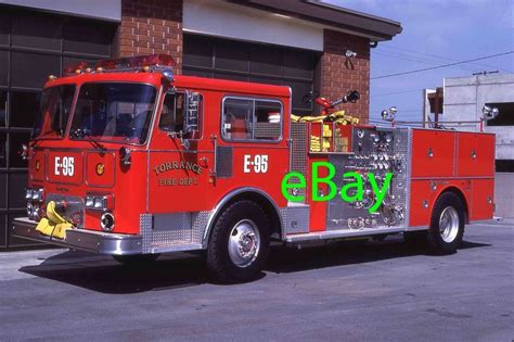 Fire Truck Photo Torrance Classic Seagrave H Engine