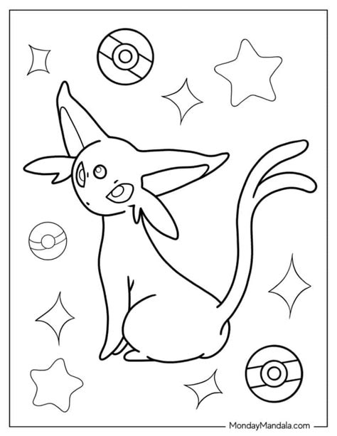 22 Eevee Coloring Pages Free Pdf Printables