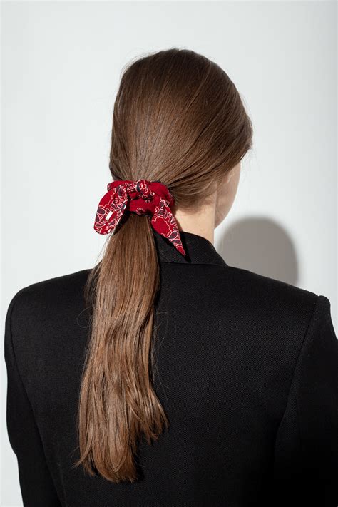 Saint Laurent Paisley Hair Tie Womens Accessories Vitkac