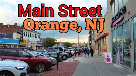 Walking On Main Street In The City Of Orange New Jersey West Orange