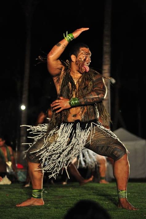 Haka Maori People Maori Polynesian People