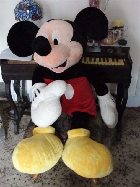 Disney Jumbo Mickey Mouse Plush Stuffed Animal Toy 44 Giant